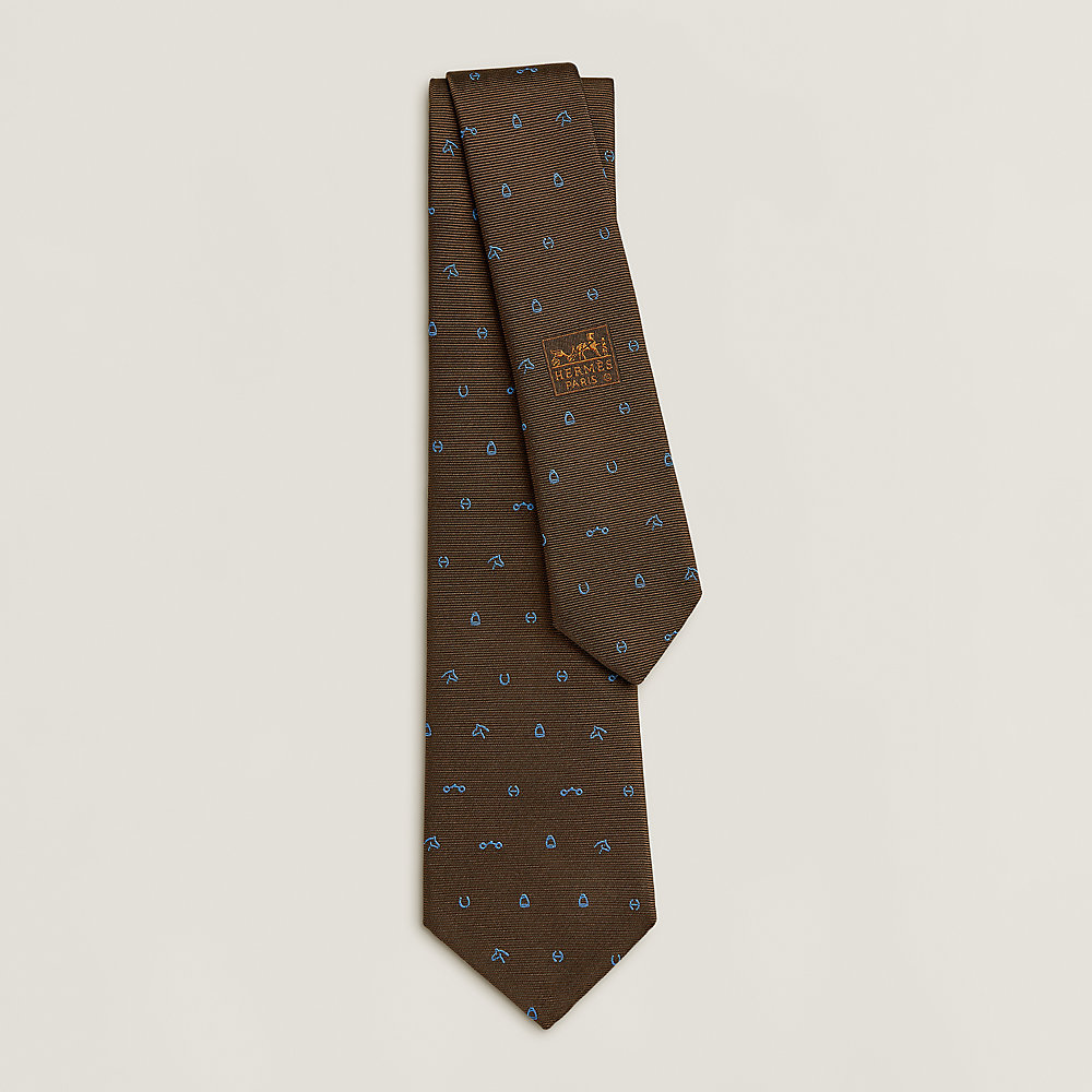 ココショコラ⭐︎HERMES パターン ネクタイ Tutti Frutti Equestre tie | Hermès USA